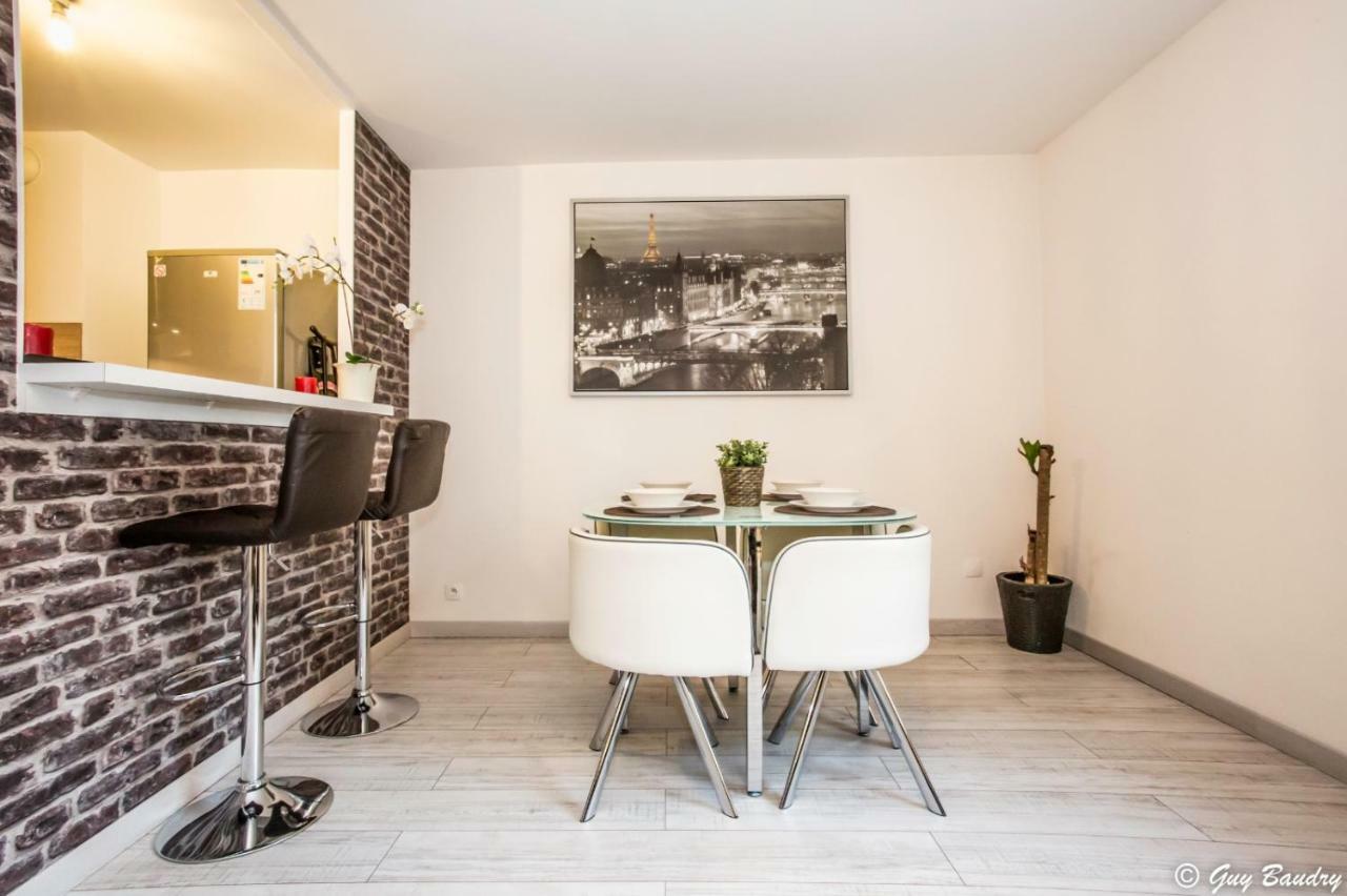 Chic Apart With Bar In Paris Saint-Denis  Bagian luar foto